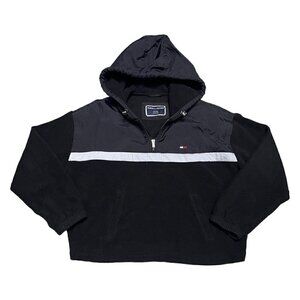 Vintage Y2K Tommy Hilfiger Fleece Reflective Windbreaker Designer Jacket
